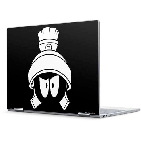 Looney Tunes Marvin the Martian Black and White Pixelbook Skin